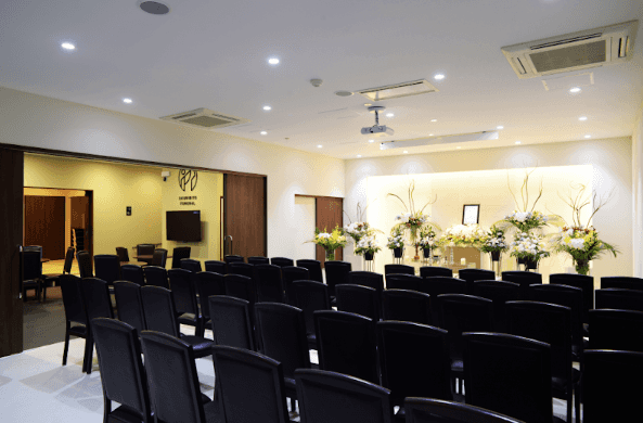 おくりびとのお葬式川沿店の式場