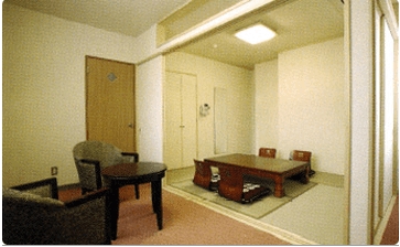 谷塚斎場の東館親族控室