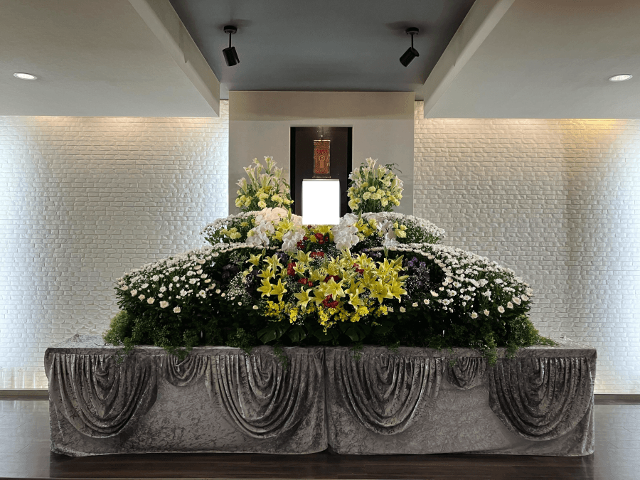 皆様思い出を偲びながら涙され、あたたかなお式でございました。の画像