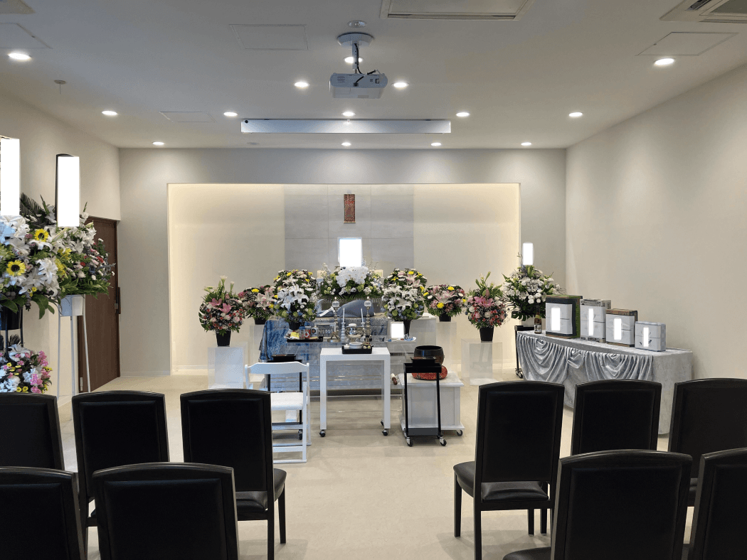 「じいじ笑ってるね。みんなの声聞こえてるね」と皆様お声がけされておりました。の画像