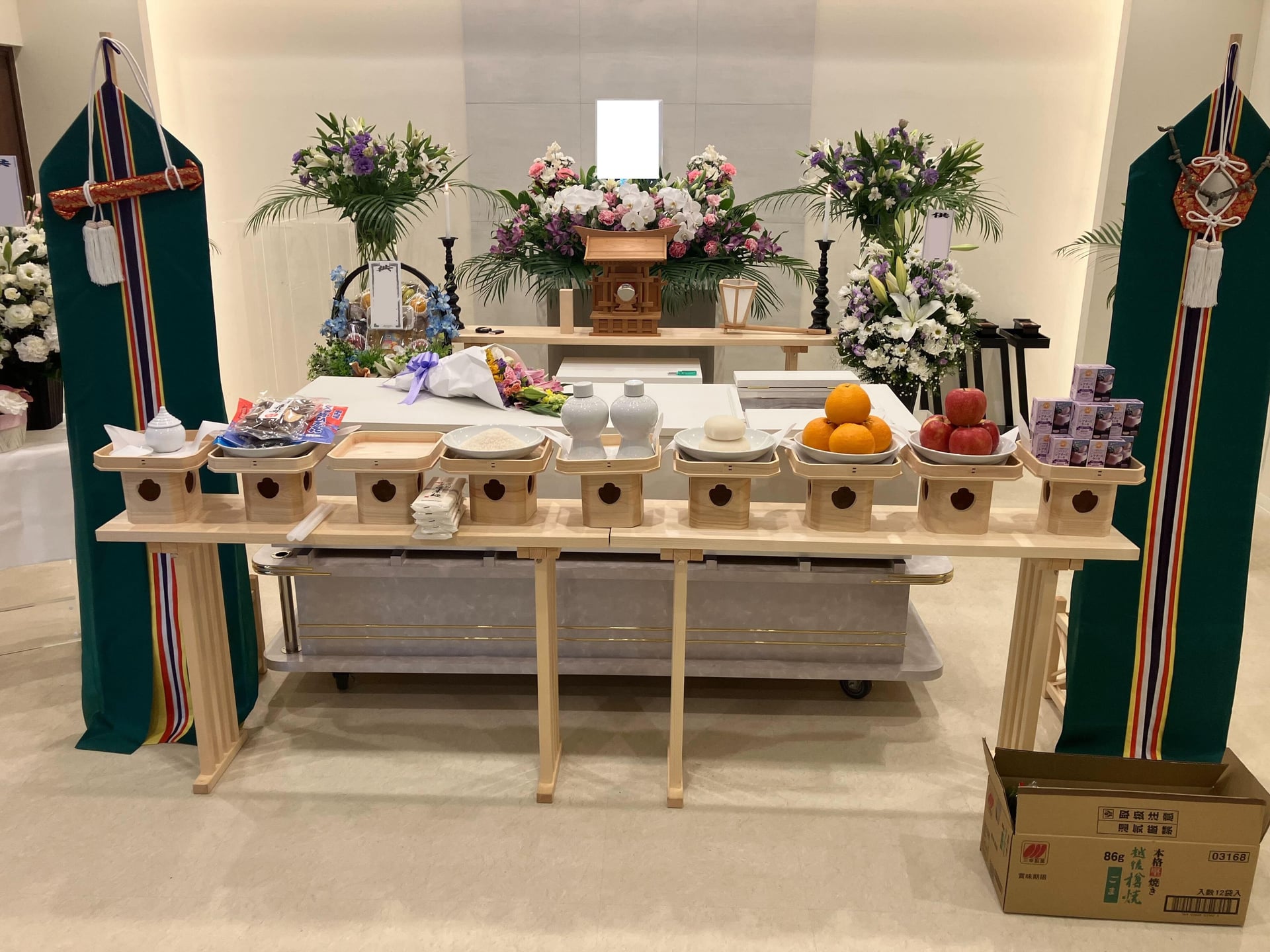 神衣へお着せ替えさせていただいたうえで清らかなお姿でご遺族様とのご対面となりました。の画像