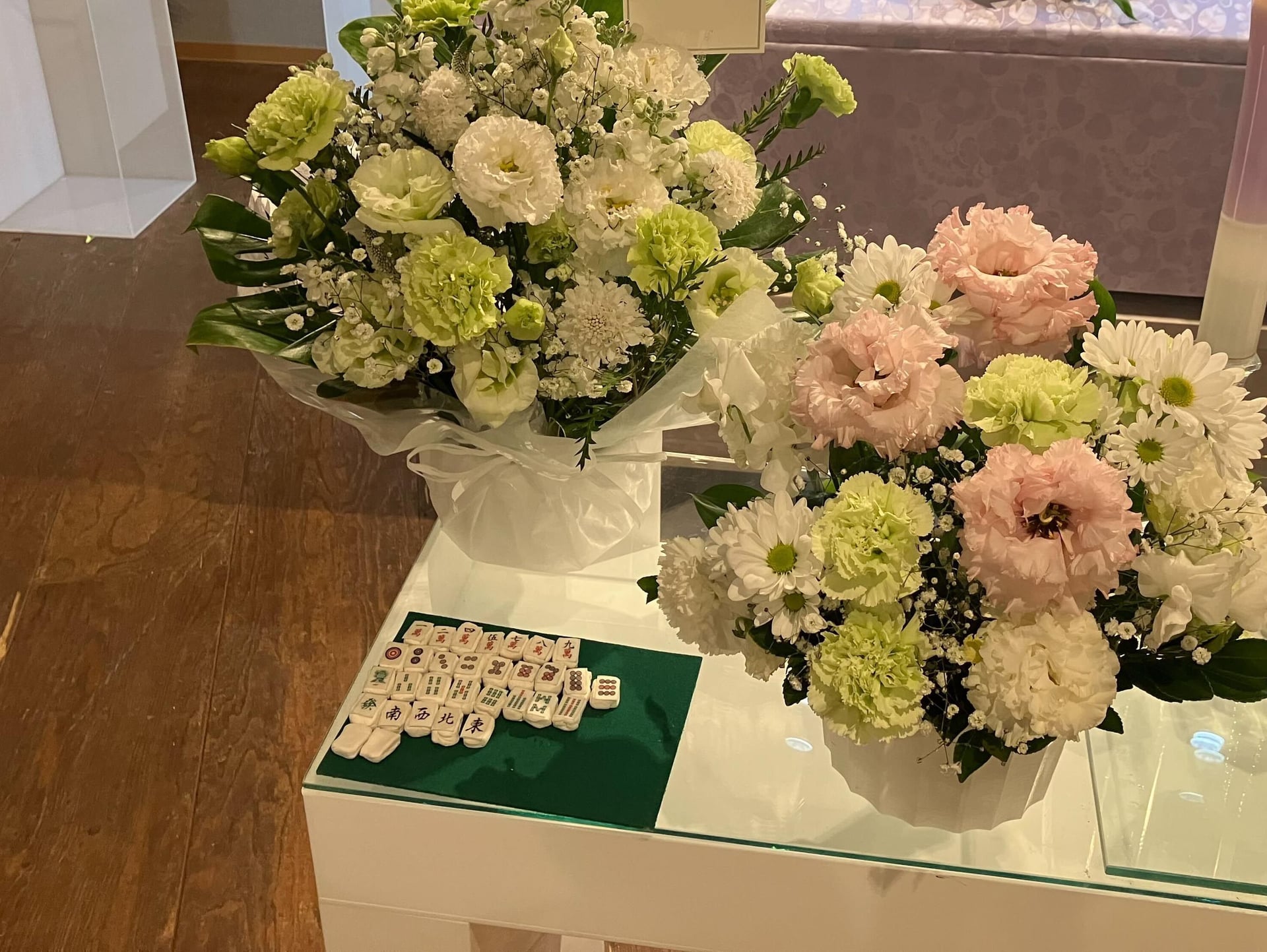 故人様から見てひ孫にあたるお子様にたくさんのお花をお手向けいただく場面もございまし た。の画像