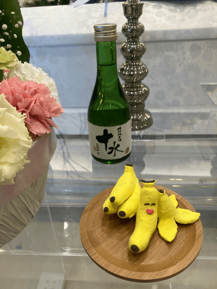 「穏やかな表情だね」「おつかれさま」とご家族皆様でお話ししておられました。の画像