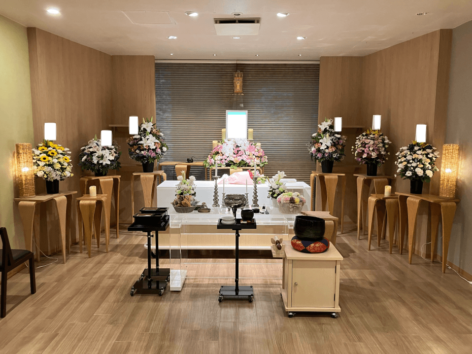 しっかりとお化粧された故人様を見て、皆様から「素敵」と仰っていただけました。の画像