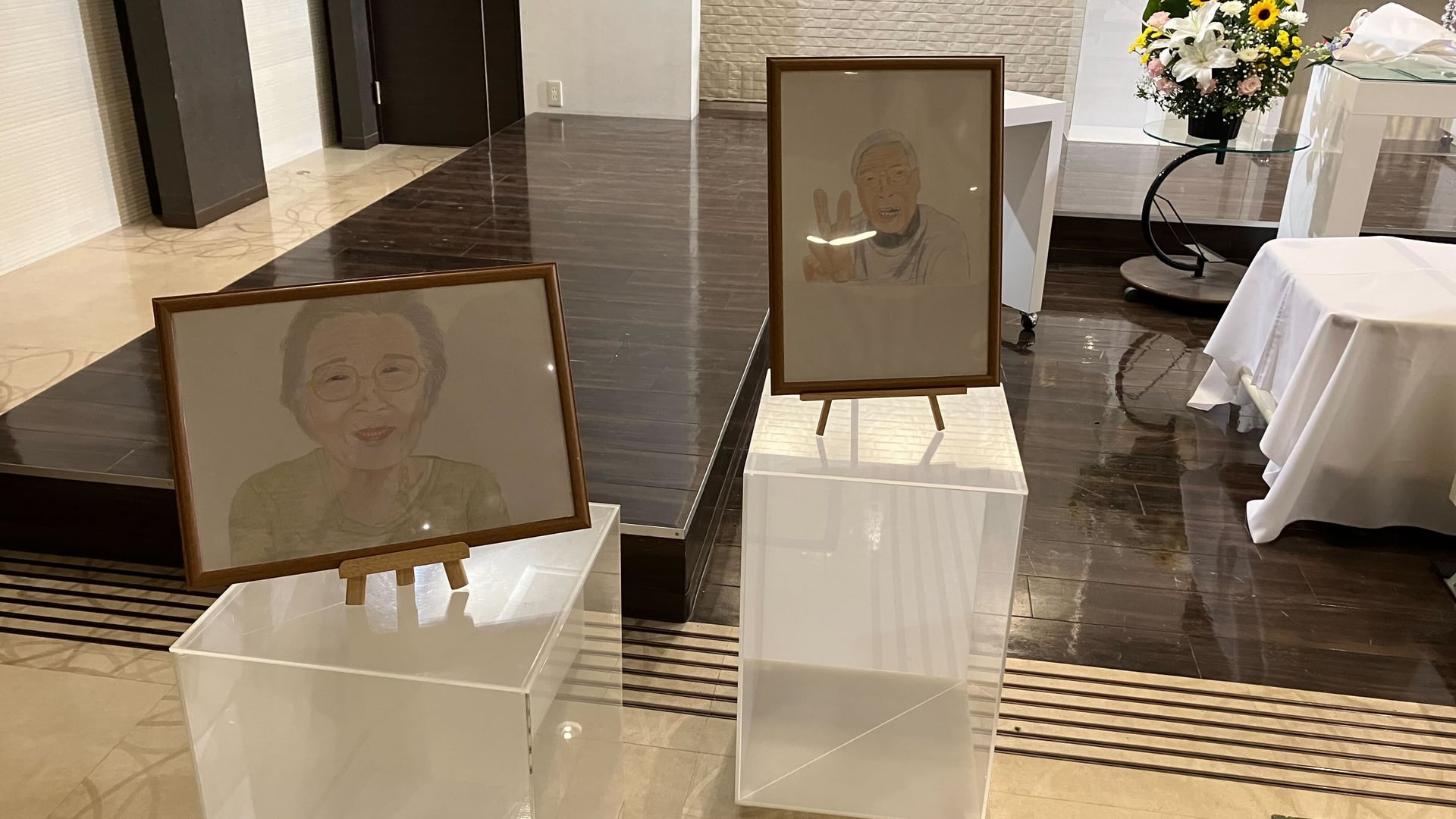 「寝ているみたいだね」「きれいになった」とのお言葉も頂戴しました。の画像